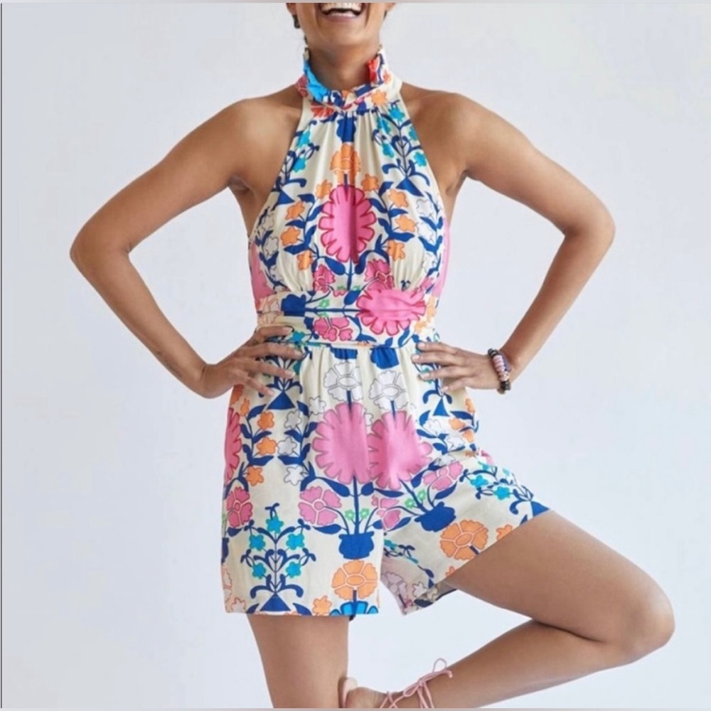 Tracy Reese printed romper